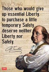 Franklin On Liberty Mini-Poster