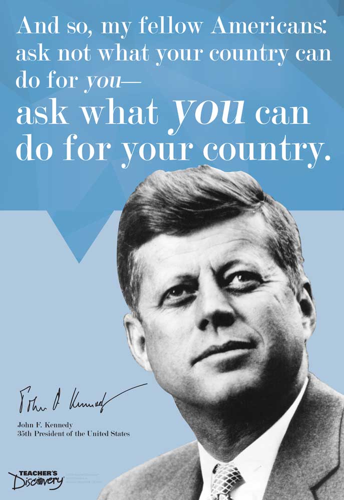 JFK On Leadership Mini-Poster