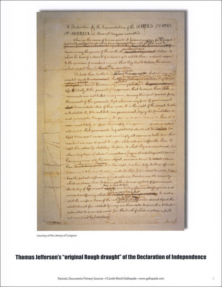 Patriotic Documents Primary Sources Pack