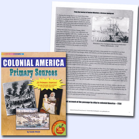 Colonial America Primary Sources Pack