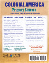 Colonial America Primary Sources Pack