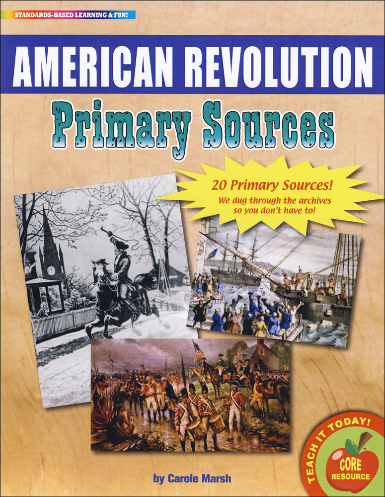 American Revolution Primary Sources Pack