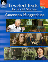 Leveled Texts for Social Studies - American Biographies Book