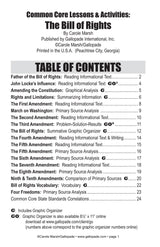 Common Core Lessons & Activities: Bill of Rights Book