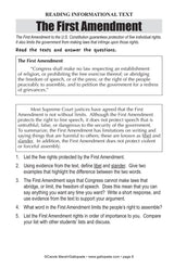 Common Core Lessons & Activities: Bill of Rights Book