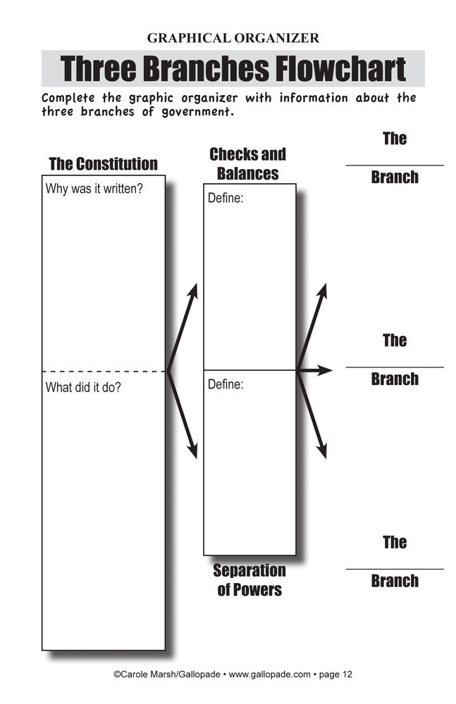 Common Core Lessons & Activities: Branches of Government Book