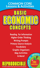 Common Core Lessons & Activities: Basic Economic Concepts Book