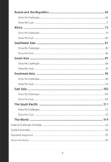 Show Me Challenges and Clues for World Geography Book