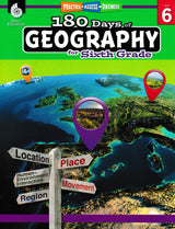 180 Days of Geography for Sixth Grade Book