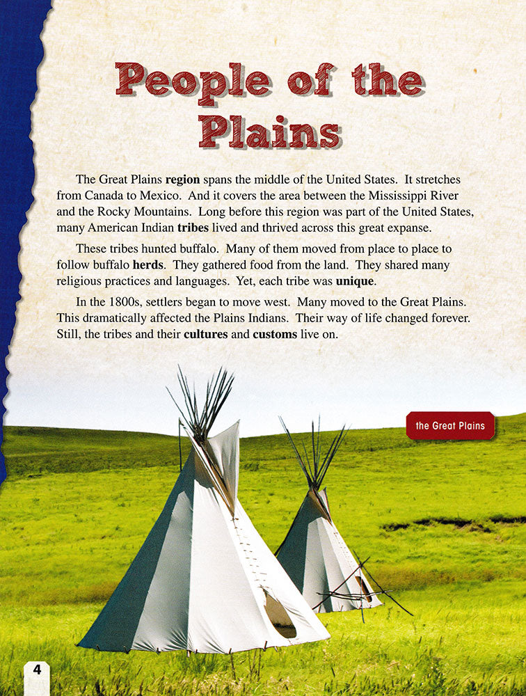 American Indians of the Plains: Surviving the Great Expanse Reader