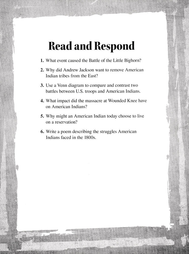 American Indians in the 1800s: Right and Resistance Reader