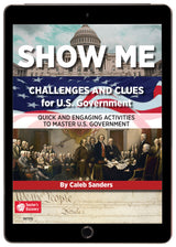 Show Me Challenges and Clues for U.S. Government Book