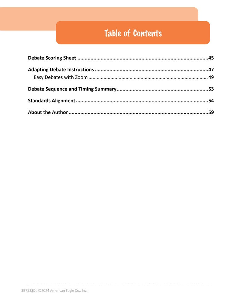 Easy Debates for the World Geography Classroom Book