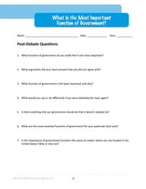 Easy Debates for the Government Classroom Book