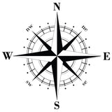 Compass Rose Vinyl Decal