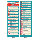 Amendments Bookmarks Set of 30