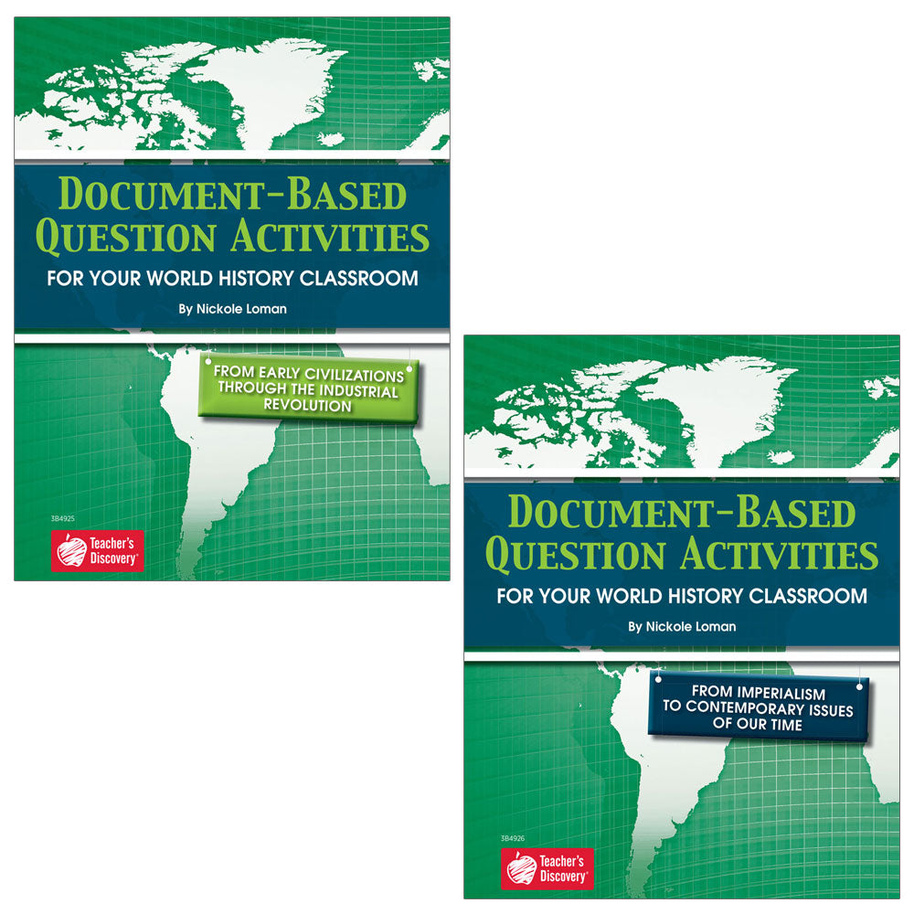 Document-Based Question Activities: World History Set of 2 Books