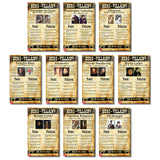 World History Hero or Villain? Mini-Poster Set I - Set of 10