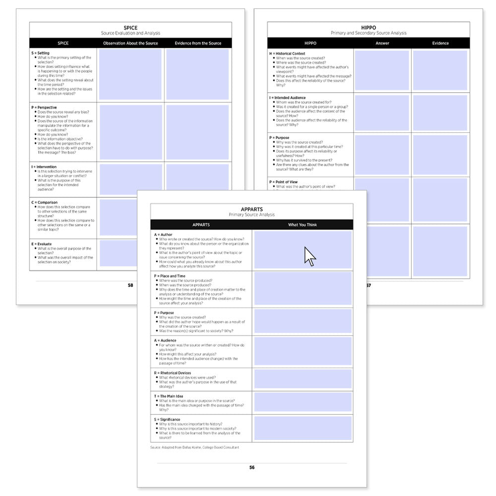 The Essential U.S. History Primary Source Library: Beginnings Through Industrialization Set of 5 Downloads