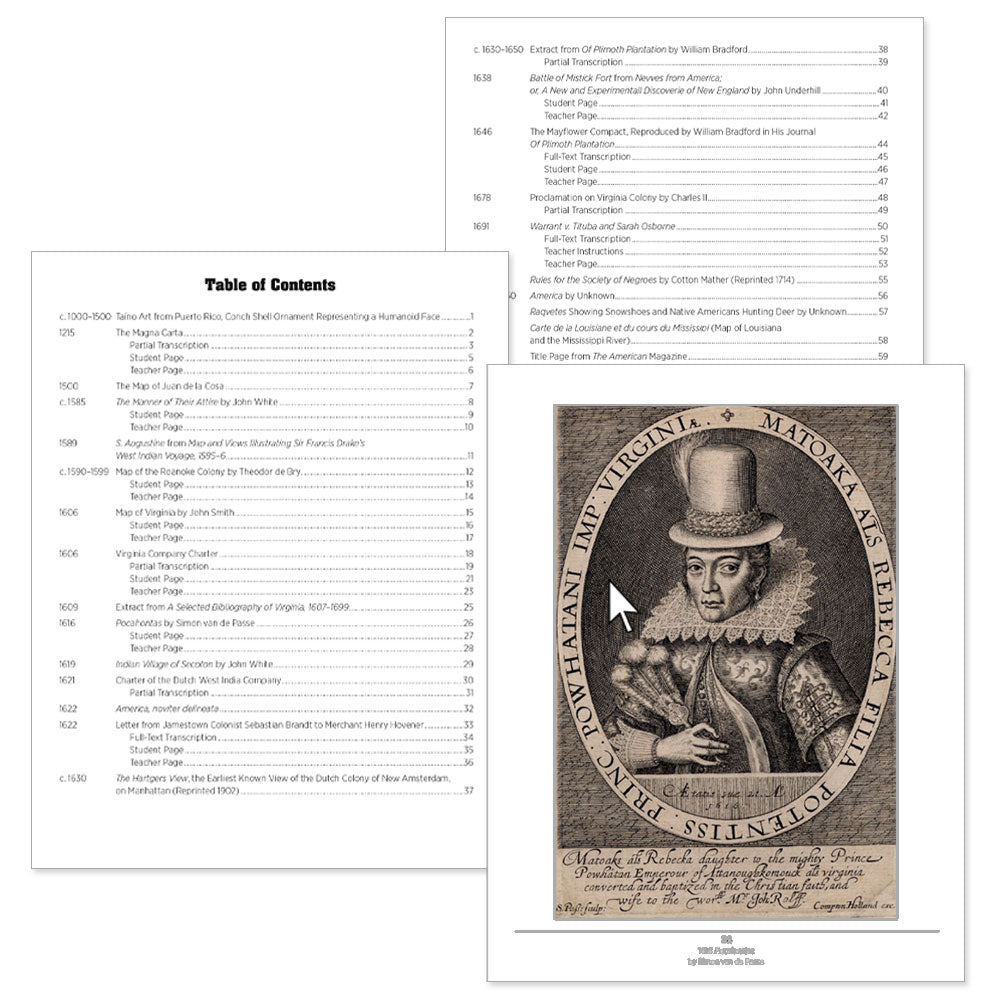 The Essential U.S. History Primary Source Library: Beginnings Through Industrialization Set of 5 Downloads