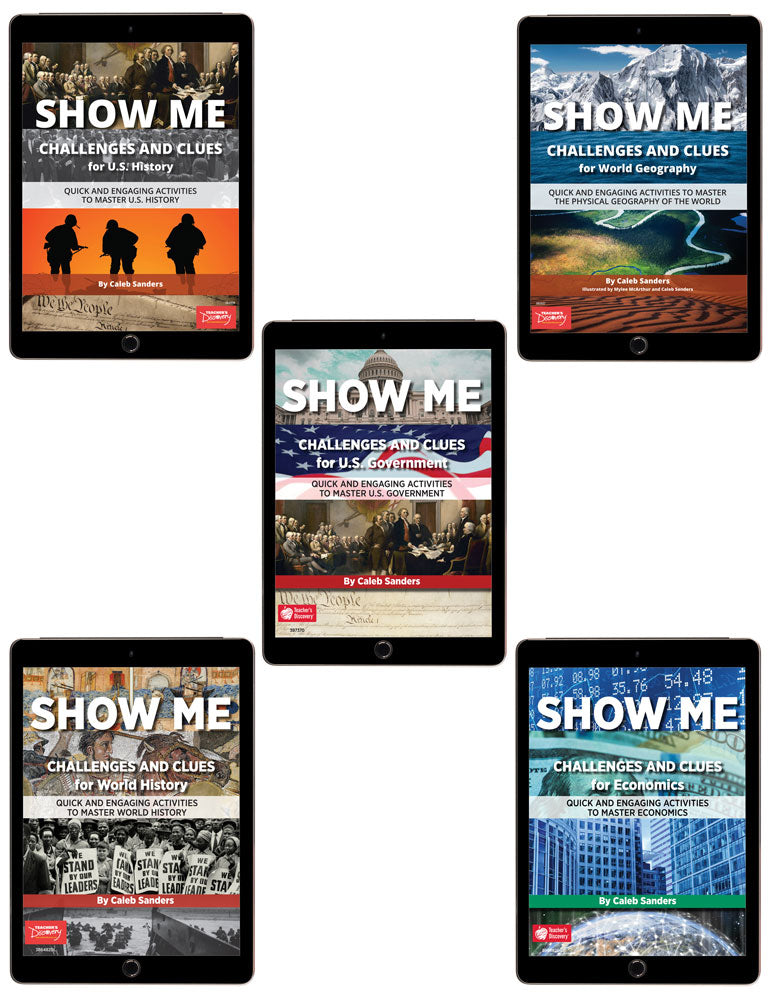 Show Me Challenges and Clues Set of 5 Books