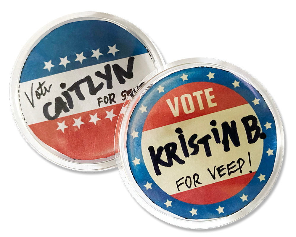 Classroom Election DIY Campaign Buttons