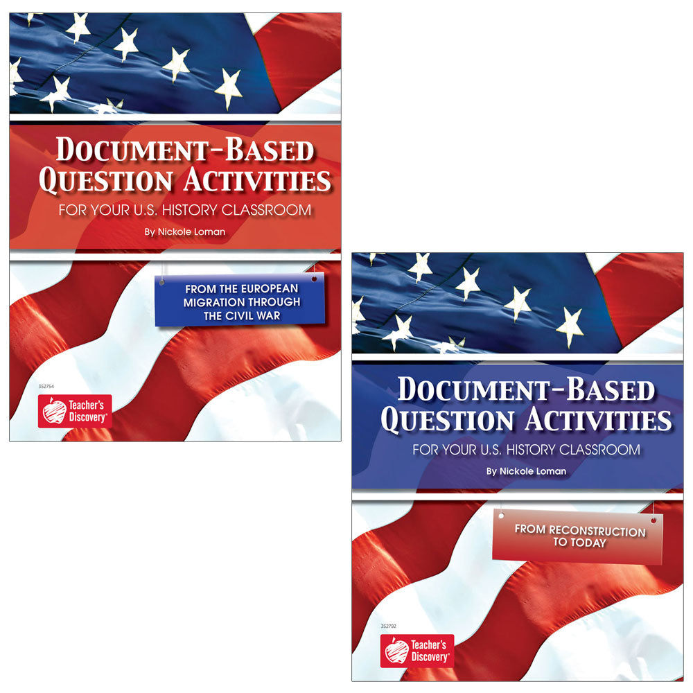 Document-Based Question Activities for U.S. History Set of 2 Books