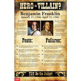 Benjamin Franklin:  Hero or Villain? Mini-Poster