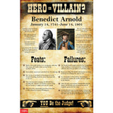 U.S. History Hero or Villain? Mini-Poster Set of 10