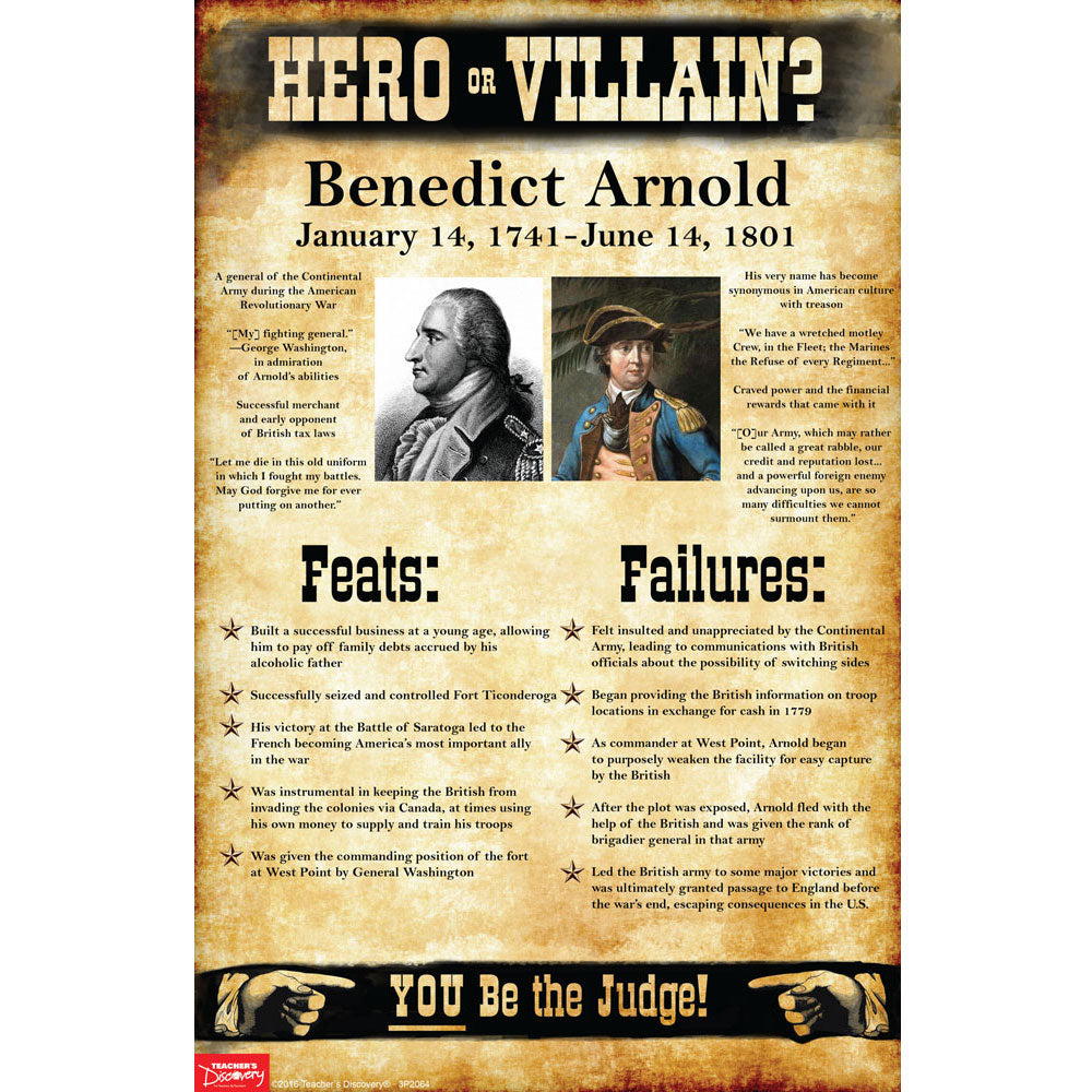 Benedict Arnold: Hero or Villain? Mini-Poster