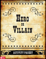 Hero or Villain? Blank Set of 35 Profile Posters