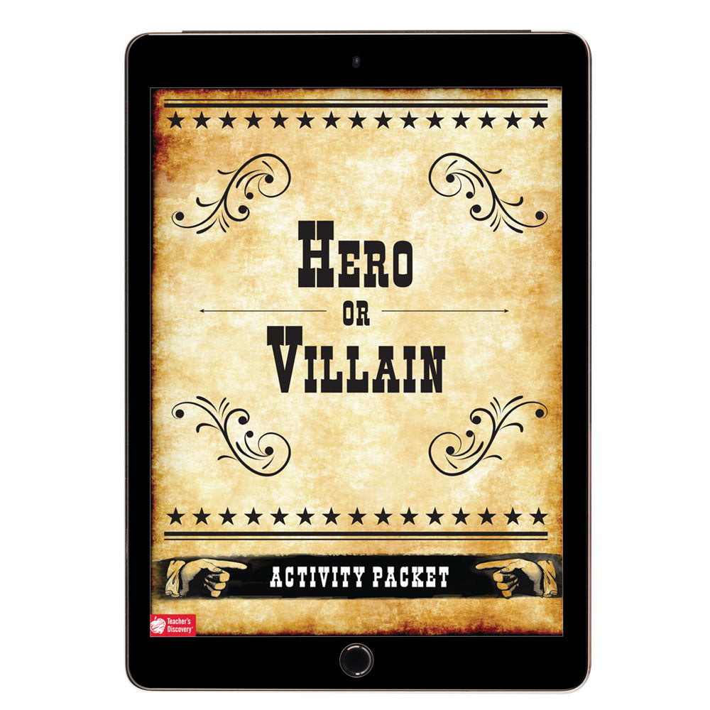 Hero or Villain? Blank Set of 35 Profile Posters