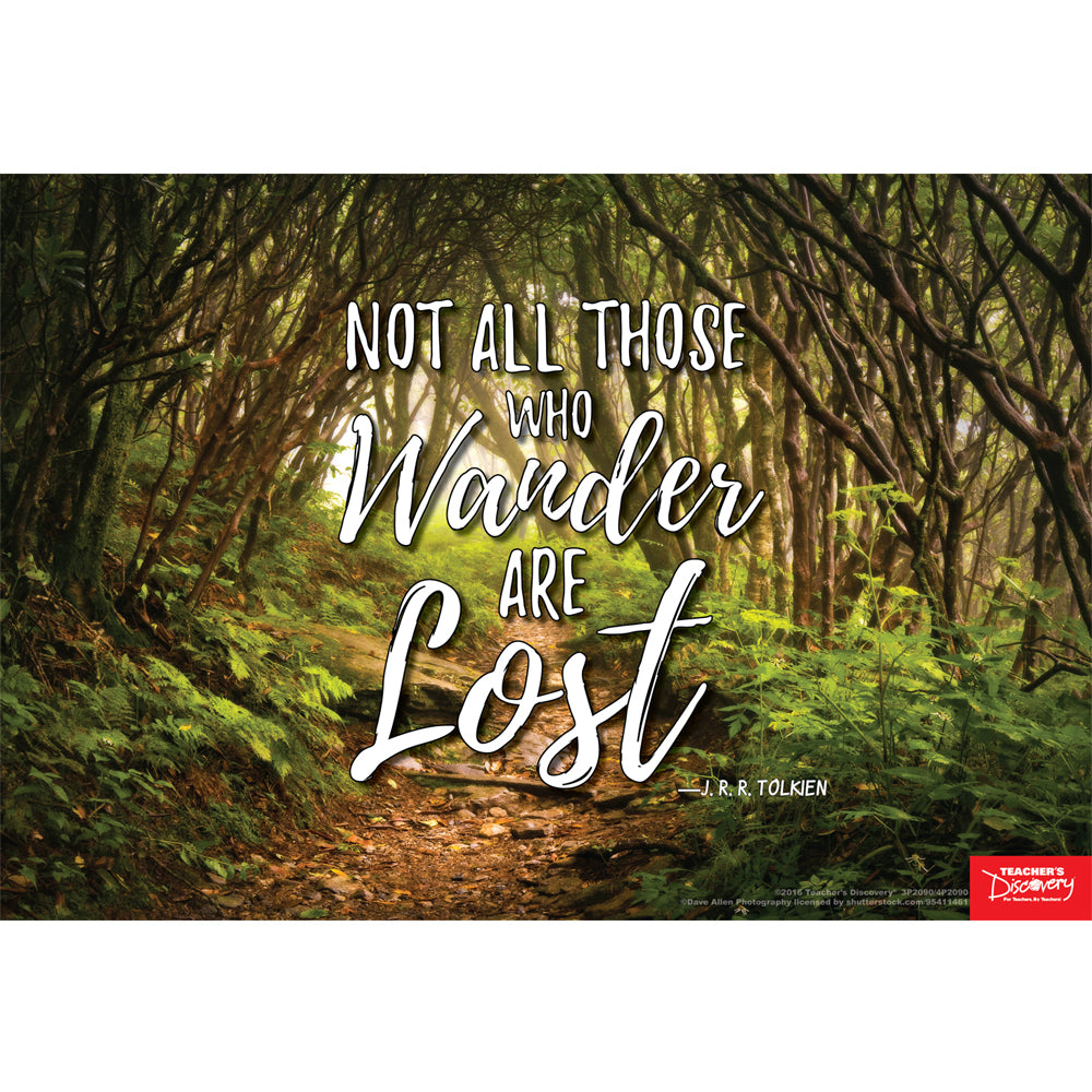 Not All Those Who Wander Are Lost Mini-Poster