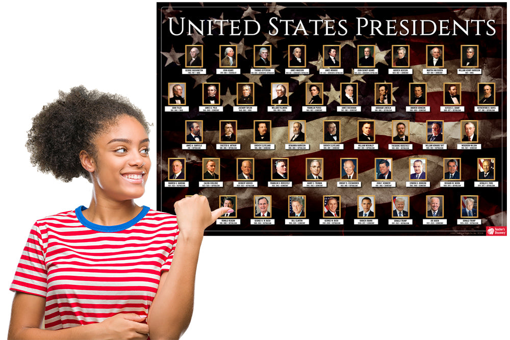 U.S. Presidential Portraits Poster