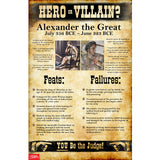 World History Hero or Villain? Mini-Poster Set I - Set of 10