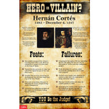 World History Hero or Villain? Mini-Poster Set I - Set of 10