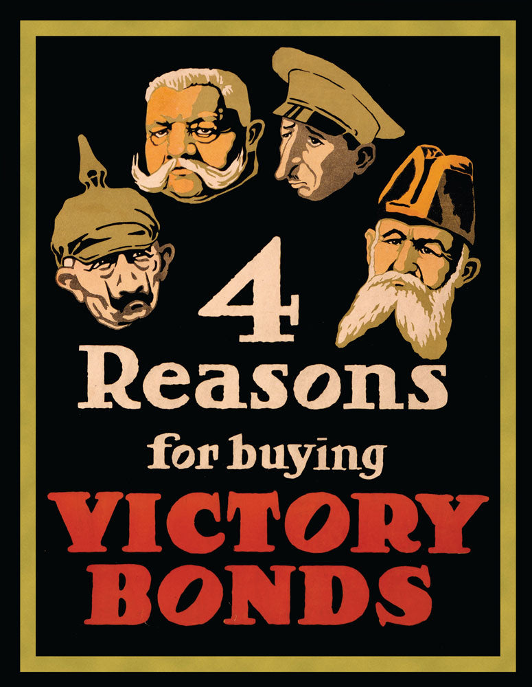 World War I and II Propaganda Mini-Poster Set - 2 Poster Sets