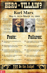 Karl Marx: Hero or Villain? Mini-Poster