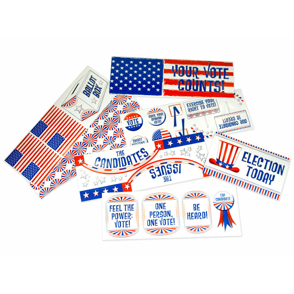 Your Vote Counts! Mini-Bulletin Board Set