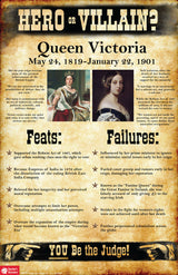 World History Hero or Villain? Mini-Poster Set II - Set of 10