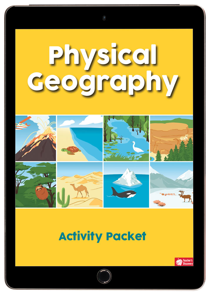 Physical Geography Terms Mini-Poster Set and Activity Packet Download