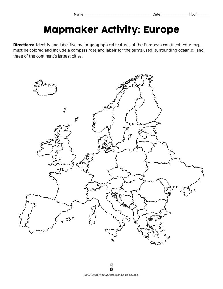 Physical Geography Terms Mini-Poster Set and Activity Packet Download