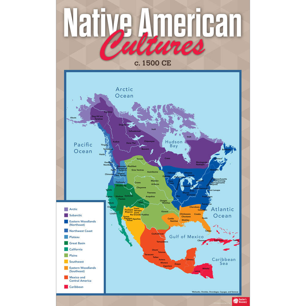 Native American Cultures Map