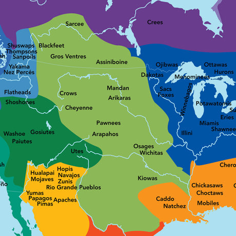 Native American Cultures Map