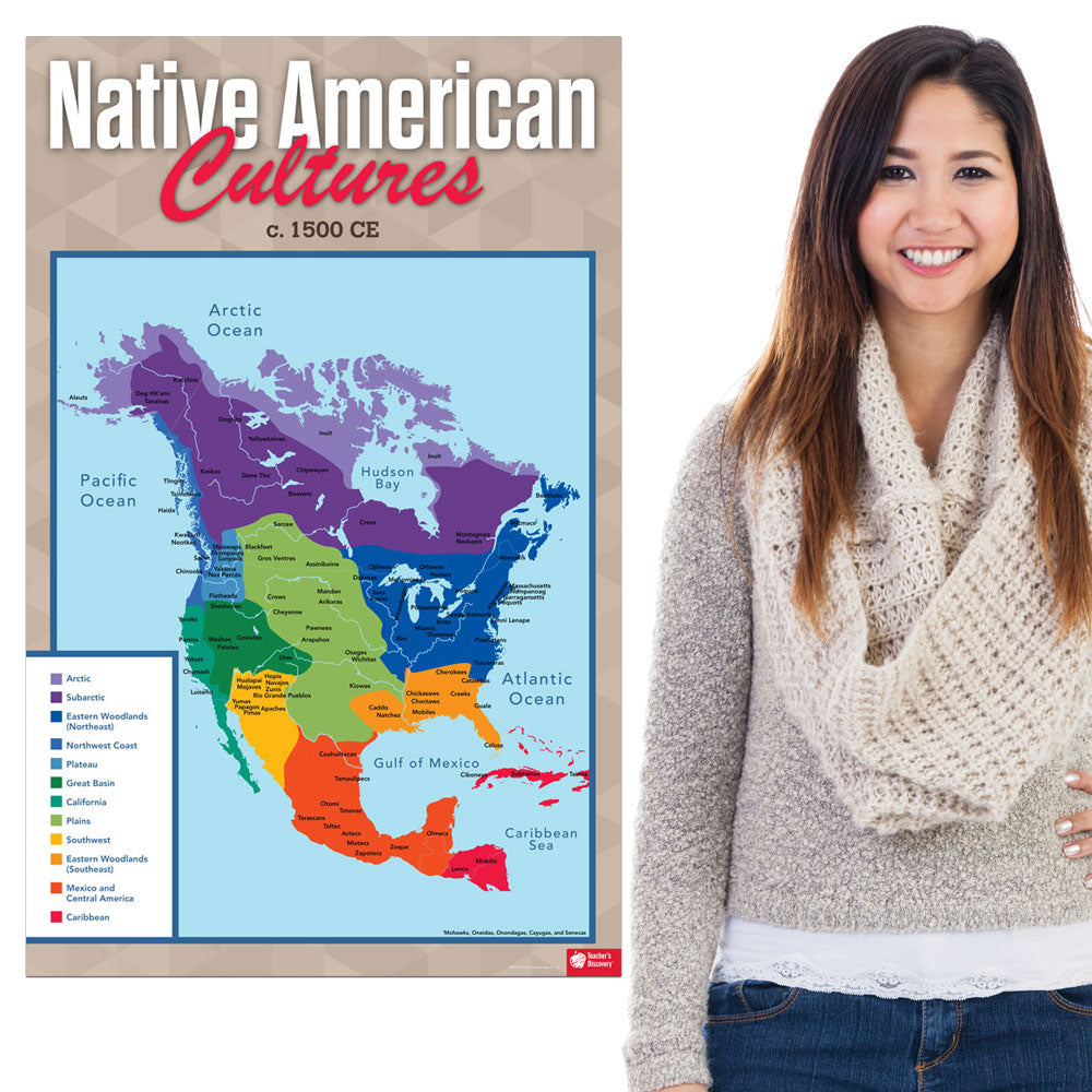 Native American Cultures Map