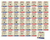 Presidential Timeline Set of 47 Posters
