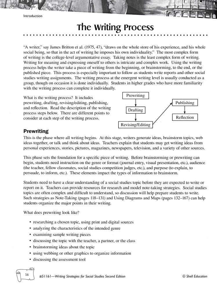 Writing Strategies for Social Studies Book