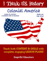 i Think: U.S. History, Colonial America Activity Book Download