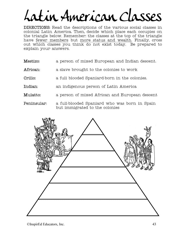 i Think: Geography, Latin America Activity Book Download