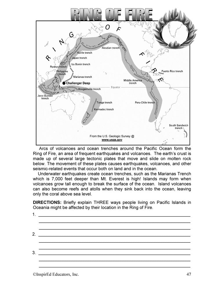 i Think: Geography, Oceania Activity Book Download